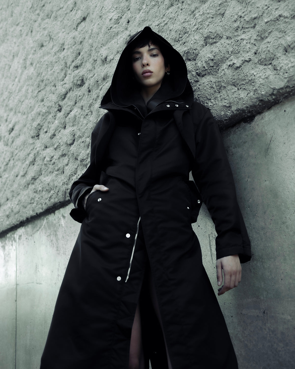 Kabut Nylon Parka Black