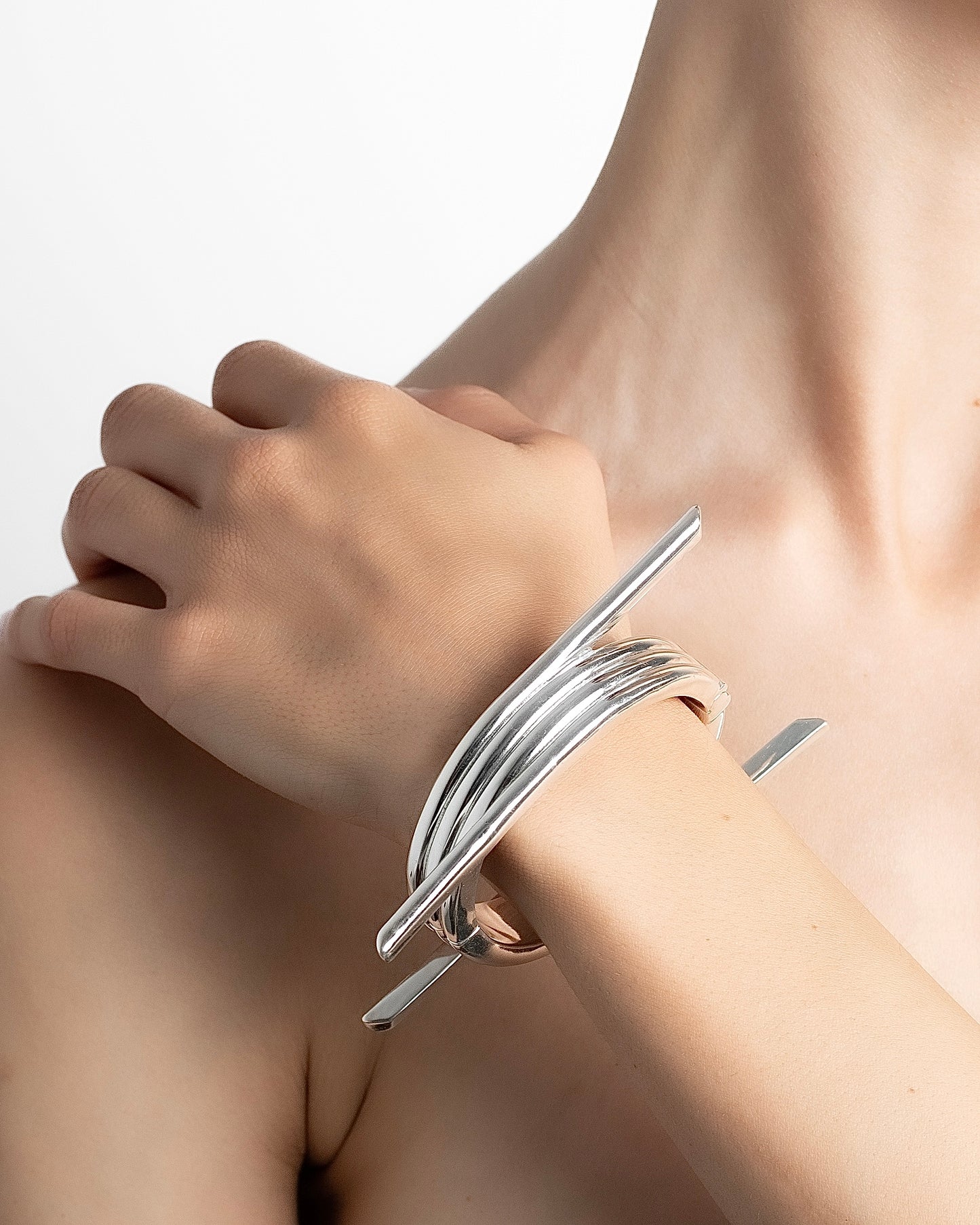 FOUR TWIST CUFF BANGLE