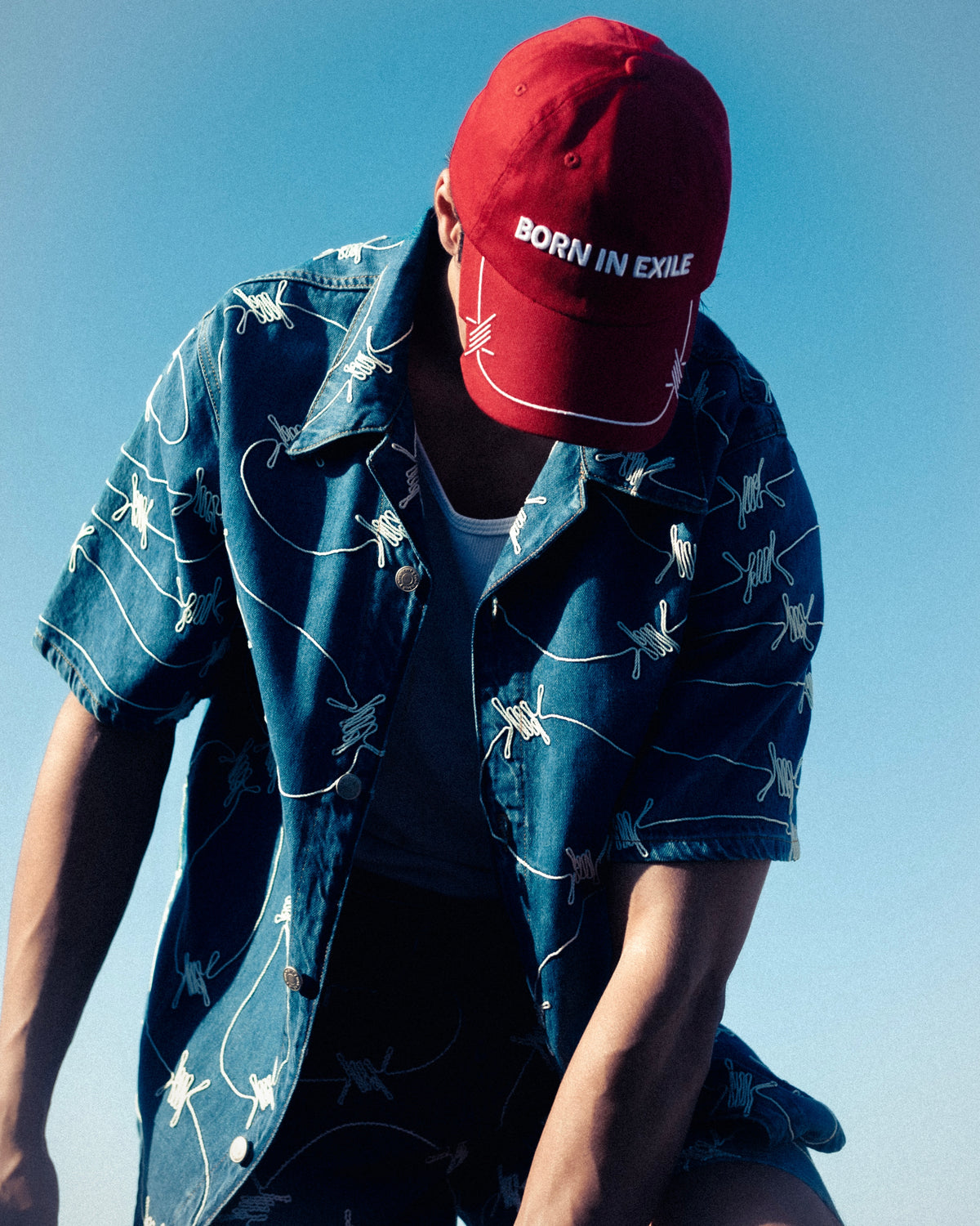 Barbwire Denim Shirt
